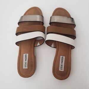 STEVE MADDEN Tuzzo Slip On Sandals Size 9